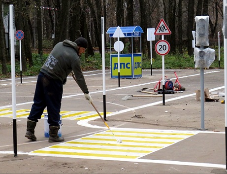 Мобильный автогородок для детского сада и школы Старт 2