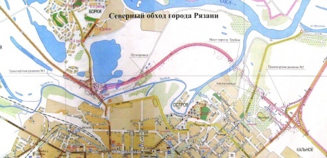 Южный обход рязани схема новая на карте Южный обход рязани схема новая на карте